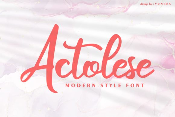 Actolese: Elegant Script Font