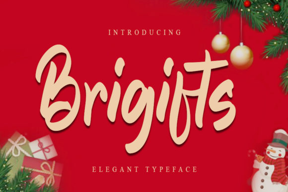 Brigifts: A Cheerful Script Font