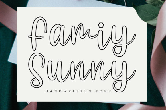 Family Sunny: A Handwritten Font for Creative Campaigns