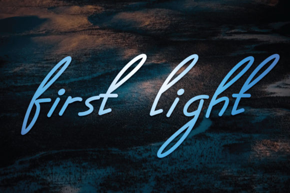 First Light: A Handwritten Font for Web Design