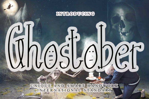 Ghostober: A Handwritten Font for Creative Projects