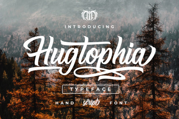 Hugtophia: A Script Font for Elegant Branding