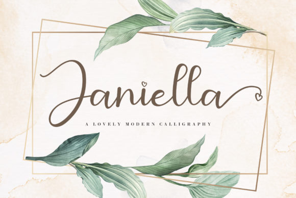 Janiella: A Romantic Font for Business