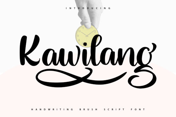Kawilang: A Bold Handwritten Font