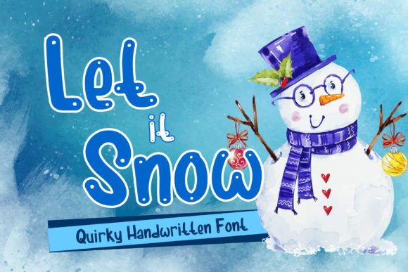 Let It Snow Font: A Creative Touch for Web Design