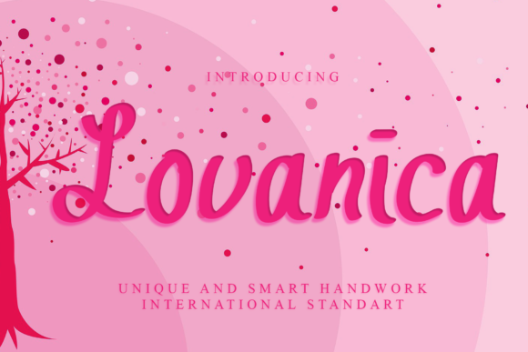 Lovanica: A Bold Handwritten Font
