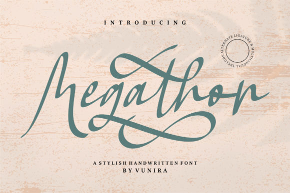 Megathon Font: Elegant Script for Web Design