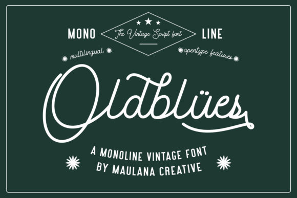 Oldblues: A Vintage Font for Web Design