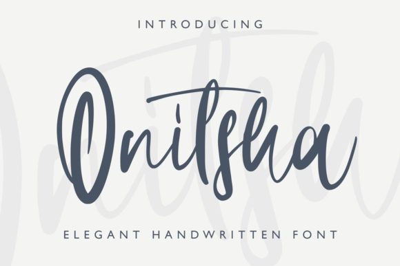 Onitsha: A Stylish Handwritten Font