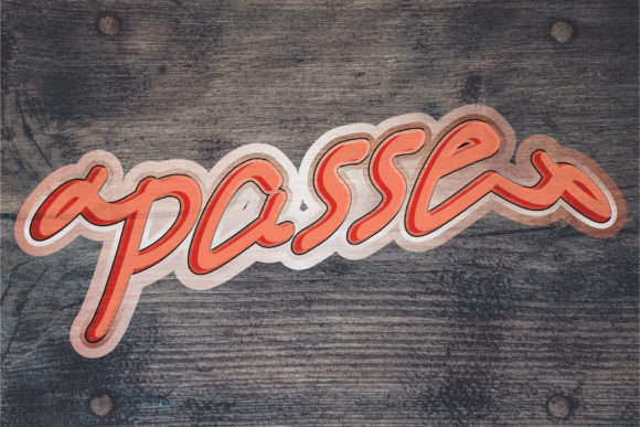 Passe: A Handwritten Font for Creative Makers