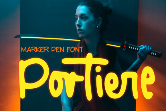 Portiere: A Handwritten Font for Elegant Design