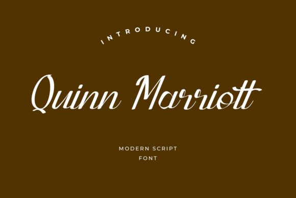 Quinn Marriott: A Flowing Script for Web Design
