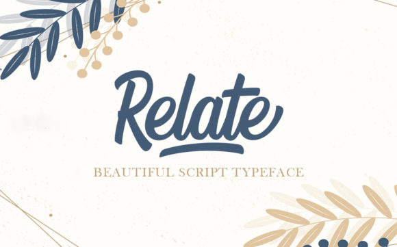 Relate: A Modern Handwritten Font