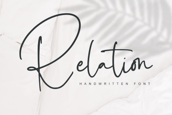 Relation Font for Editorial Design