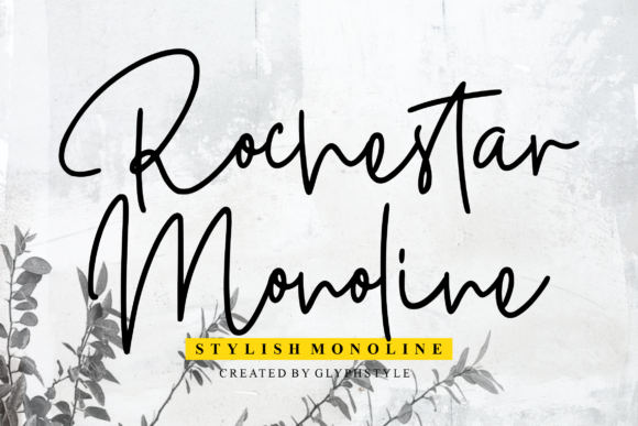 Rochestar Font: Handwritten Elegance for Editorial Design