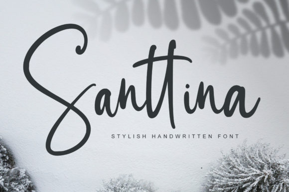 Santtina: A Modern Handwritten Font
