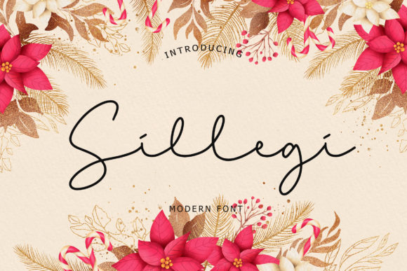 Sillegi: Romantic Script Font for Crafters