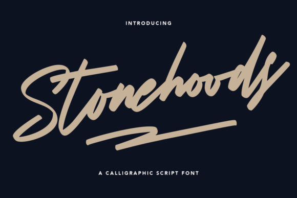 Stonehoods: A Modern Handwritten Font