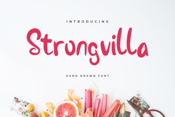 Strongvilla Font for Web Design