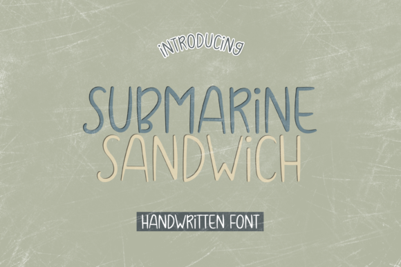 Submarine Sandwich Font for Business