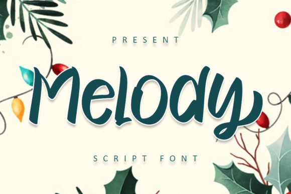 Use Melody, a Beautiful Handwritten Font