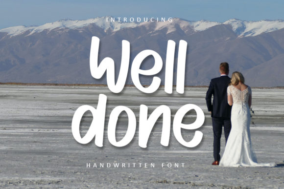 Well Done: A Handwritten Font for Creative Projects