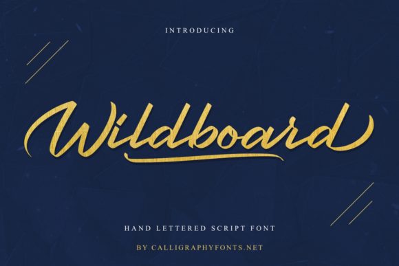 Wildboard: A Handwritten Font for Business